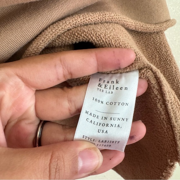 Frank & Eileen Audrey Funnel Neck Capelet in Sand - Picture 6 of 7